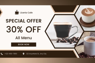 design eye catching web banners, website sliders, headers