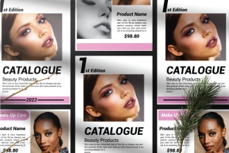 design promotional catalog, product catalogs, brochures, lookbook, and catalogue