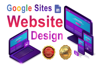 design a google sites website for you