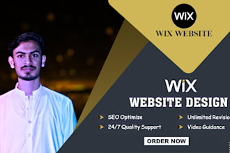 design wix ecommerce website or redesign wix website design