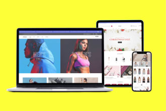 design and redesign shopify ecommerce store, brand webshop