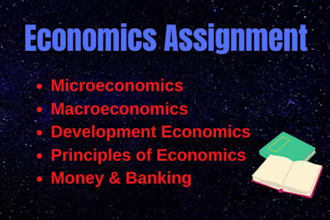 help in economics finance accounting and statistics  assignments