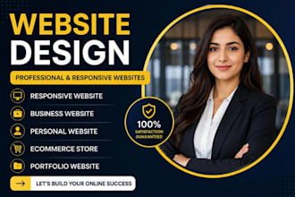 rebuild website or rebuild a wordpress business website landing page