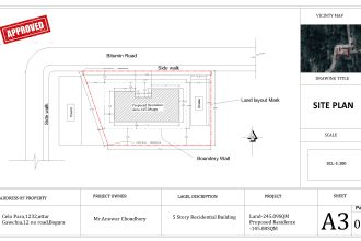 draw site plan from google maps for city permit within 5hr