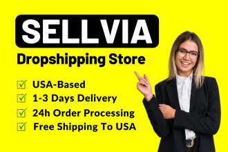 develop sellvia woocommerce dropshipping store for USA market, alidropship store