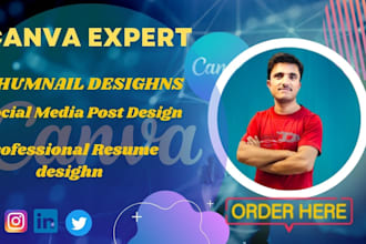 be your canva expert and design anything you want