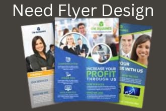 design attractive,  brochure, trifold,  digital pamphlet  and digital flyer