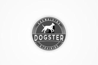 create a bold and creative dog training logo in 1 day