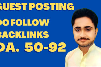 publish quality guest posting, authority backlinks, guest posts and niche edits