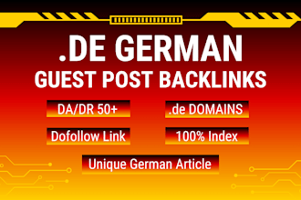 create seo german backlinks on high da german guest post sites for link building