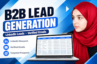 do b2b lead generation, linkedin leads and prospect list
