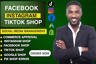 tik tok dropshipping tiktok shop manager instagram facebook shop shopify expert
