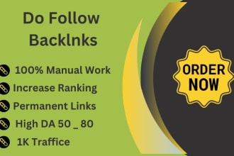 do SEO guest post high da general post and link insertion