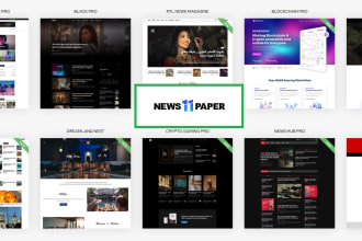 copy website design using newspaper theme