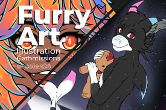 draw furry, feral and anthro art