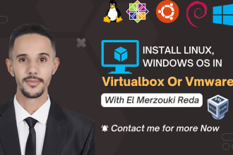 install linux, windows os in virtualbox or vmware