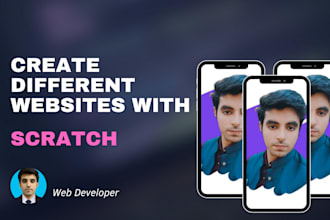 create different types of beautiful website with scratch on web3