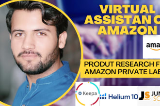 product research for amazon private label with sourcing