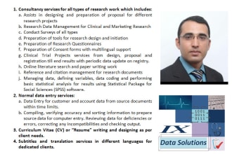 research data, clinical trials, spss work, resume writing, subtitle translations
