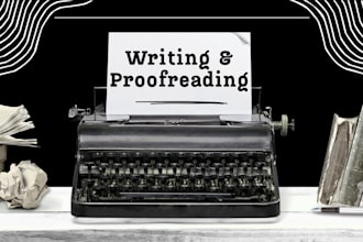 proofread and line edit your work to fit expert standards