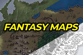 draw a fantasy map for you