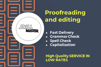 check your grammar, spelling and proofread your writing
