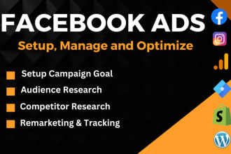 set up facebook advertising, marketing, fb ads campaign