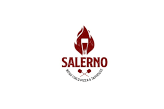 design awesome better nice wood fired pizza logo