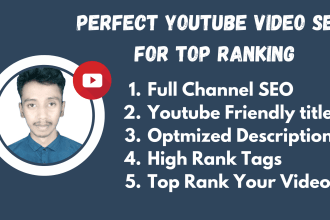 rank youtube video SEO with vidiq