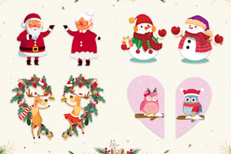 create cute funny christmas t shirt design
