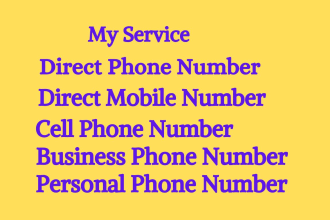 do b2b lead generation direct phone number cell mobile number using paid tools