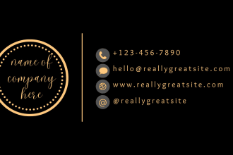 design professional visiting card, business card and name card