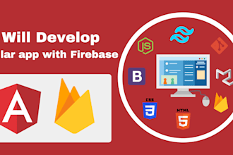 do integration, fix issues in firebase angular application