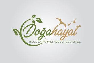 design natural health, yoga ,fitness and wellness logo