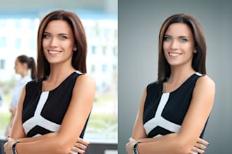 do headshot retouch, portrait, and natural beauty retouch