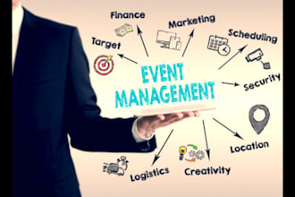be event manager for zoom and youtube, manage and host event, event manager