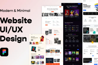 do website UI design in figma