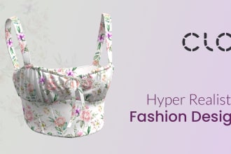design a 3d fashion model of your clothing in clo 3d