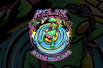 do t shirt design, illustration in my cartoon style