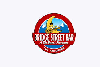 design fantastic classy clean bridge street bar logo