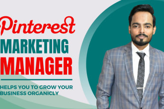 do pinterest account management with SEO optimized pins