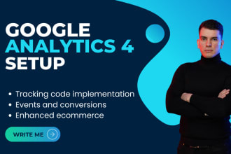 setup google analytics 4 with GTM events tracking and enhanced ecommerce