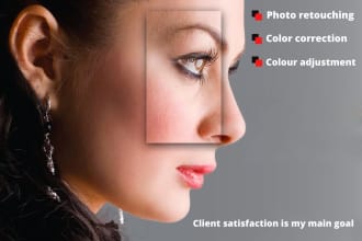 do portrait retouching, headshot, skin, and beauty retouch