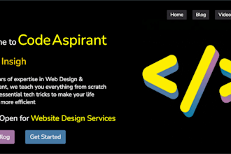 design website for branding, business, blog, portfolio