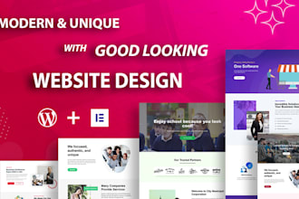 make design and development a complete wordpress website