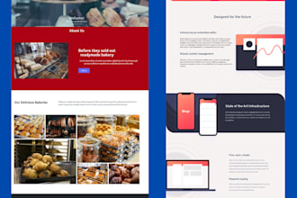 create or design an extra page to your HTML or react website