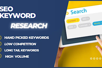 do  professional SEO keyword research for your website