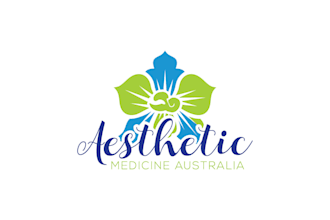 do unique aesthetics cosmetic clinic logo design in 24 hrs