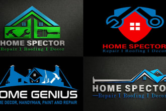 give creative handyman logo design with new concepts