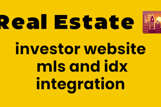 develop real estate website, investor website, mls, idx in wordpress